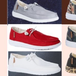 Colors Denim or Red Kayak Sneakers by Corkys